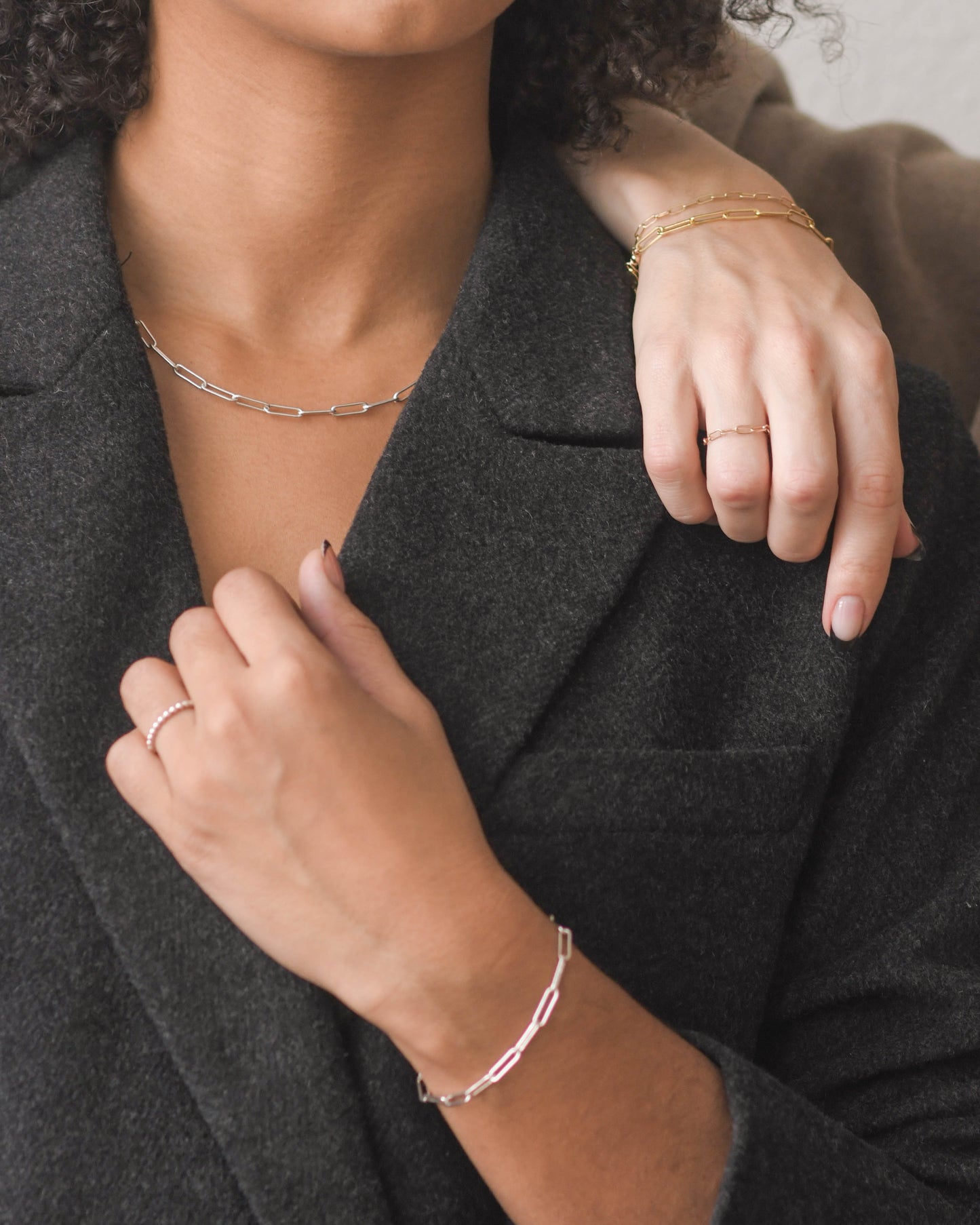 NEW Sami Premium Paperclip Chain in Sterling // RESERVATION for IN-PERSON Permanent Jewelry