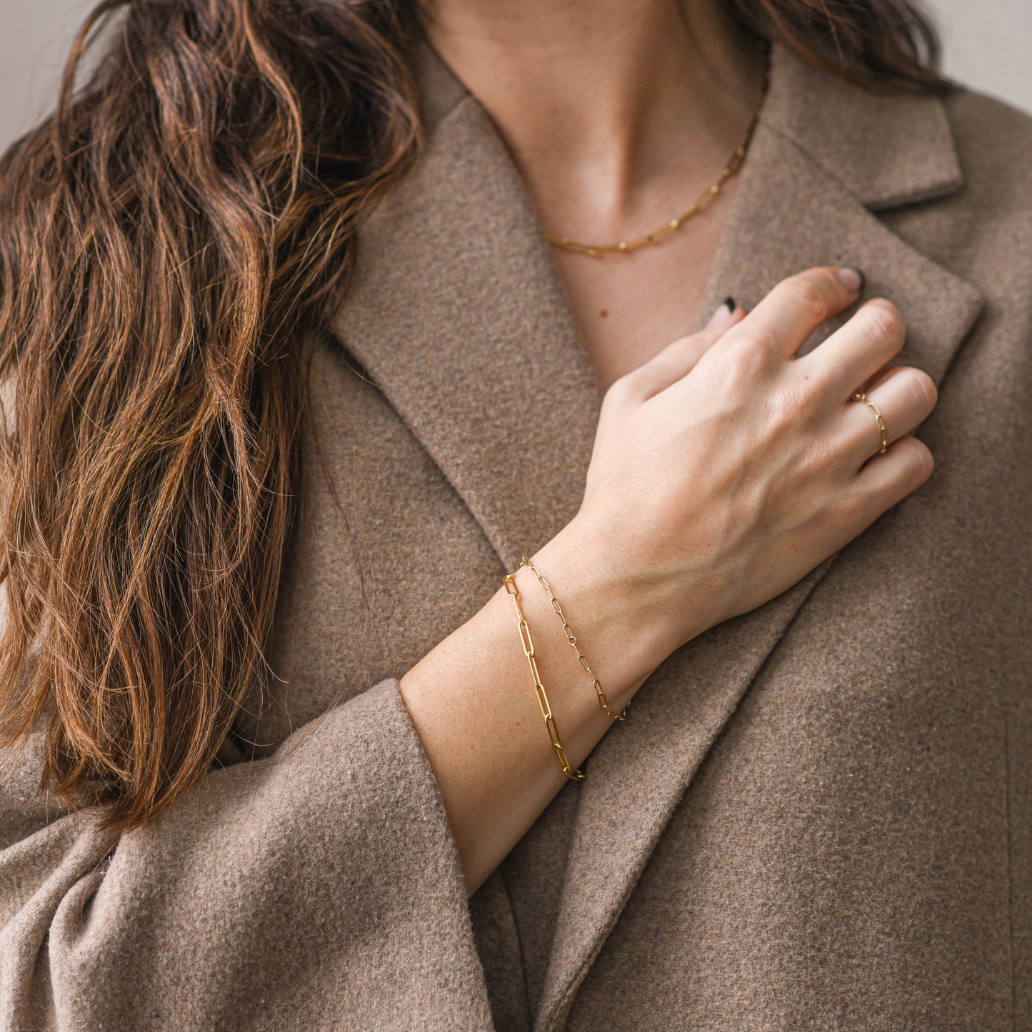 NEW Sami Premium Paperclip Chain in 14k GF // RESERVATION for IN-PERSON Permanent Jewelry