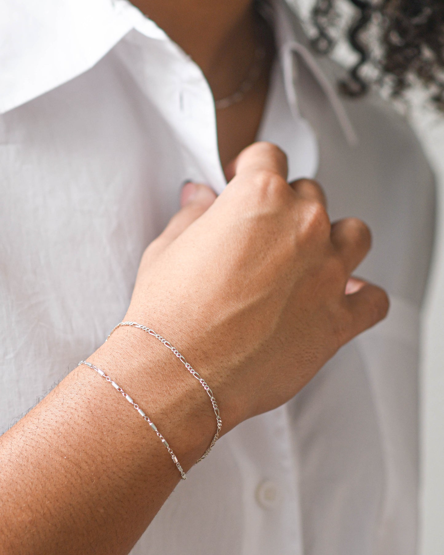Aya Figaro Chain in Sterling // RESERVATION for IN-PERSON Permanent Jewelry