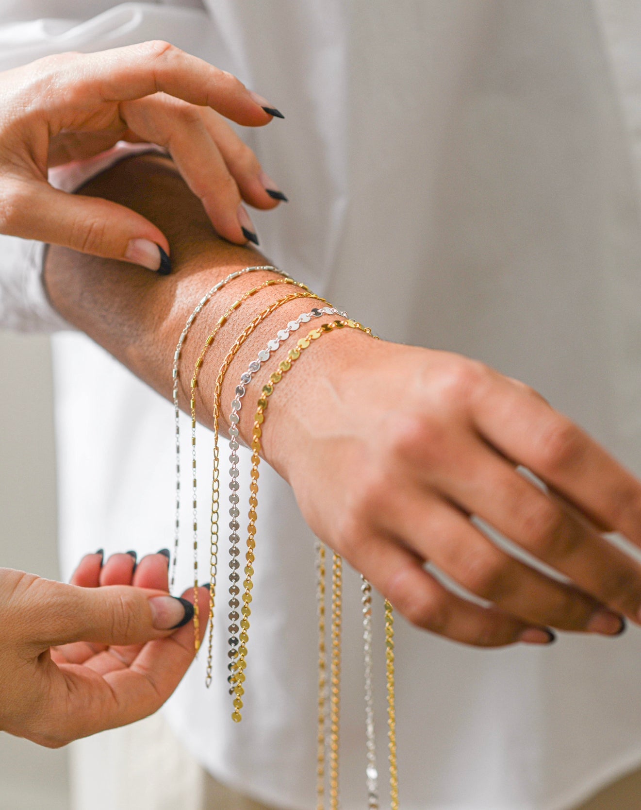 Jania Circle Chain in Sterling // RESERVATION for IN-PERSON Permanent Jewelry