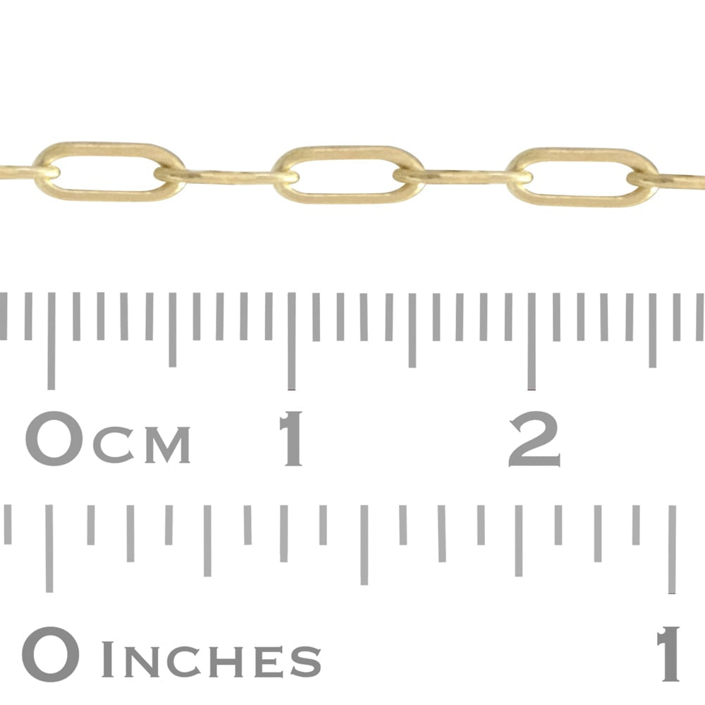 Mira Paperclip Chain in 14k GF // RESERVATION for IN-PERSON Permanent Jewelry