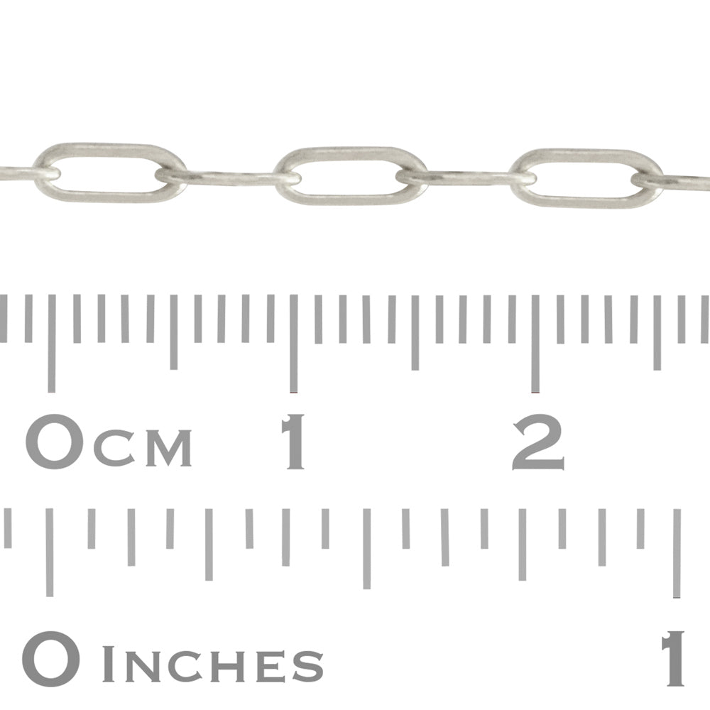 Mira Paperclip Chain in Sterling // RESERVATION for IN-PERSON Permanent Jewelry