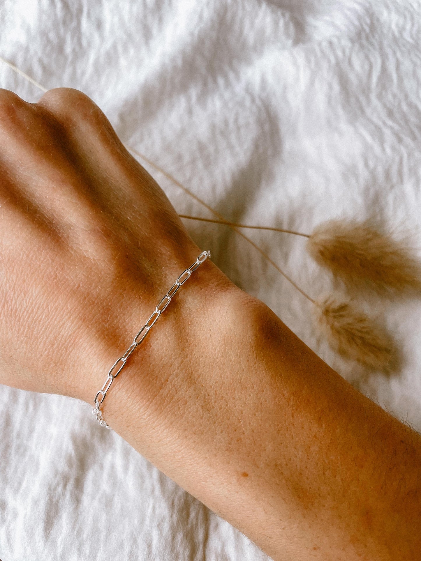 Mira Paperclip Chain in Sterling // RESERVATION for IN-PERSON Permanent Jewelry