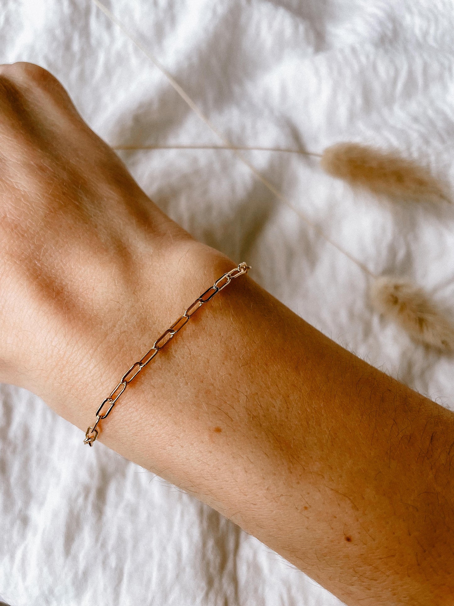 Mira Paperclip Chain in 14k GF // RESERVATION for IN-PERSON Permanent Jewelry