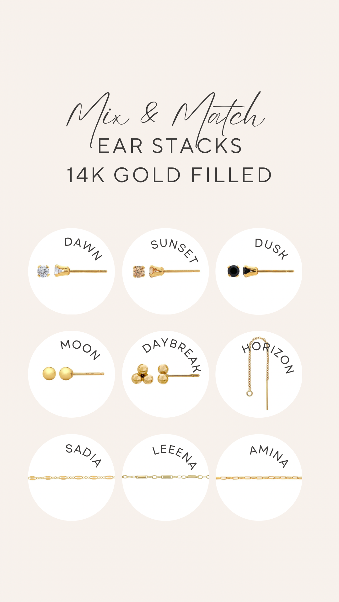 Amina Loop Connector // Ear Stack Collection