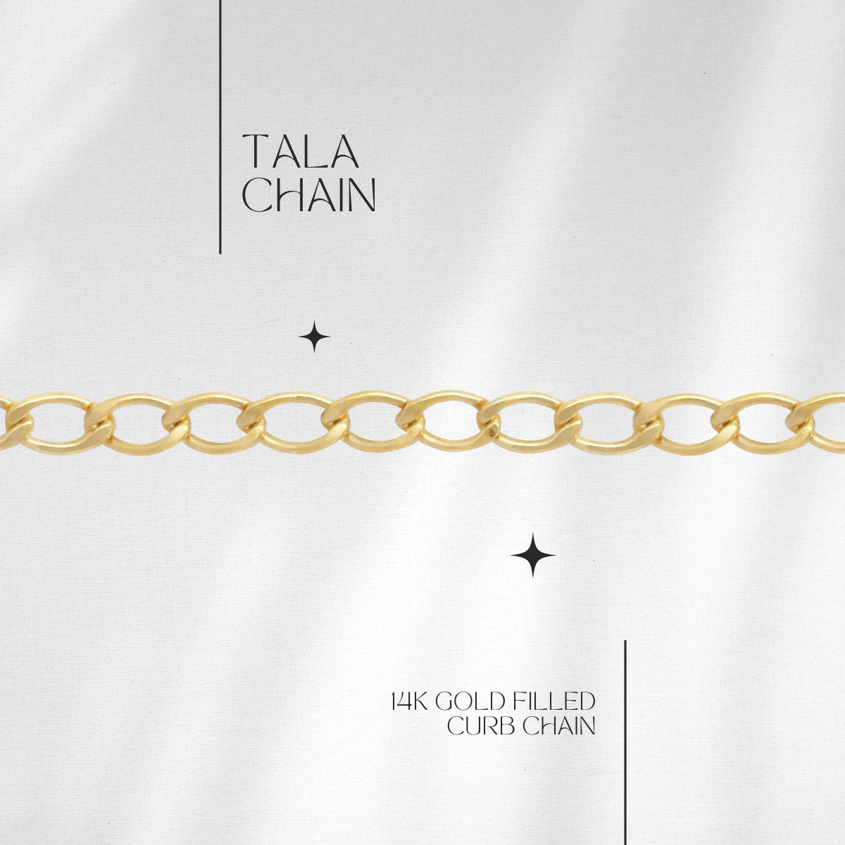 Tala Chain in 14k gf // RESERVATION  for IN-PERSON Permanent Jewelry