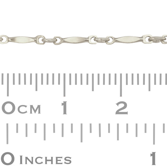 Leila Bar Chain in Sterling // RESERVATION  for IN-PERSON Permanent Jewelry