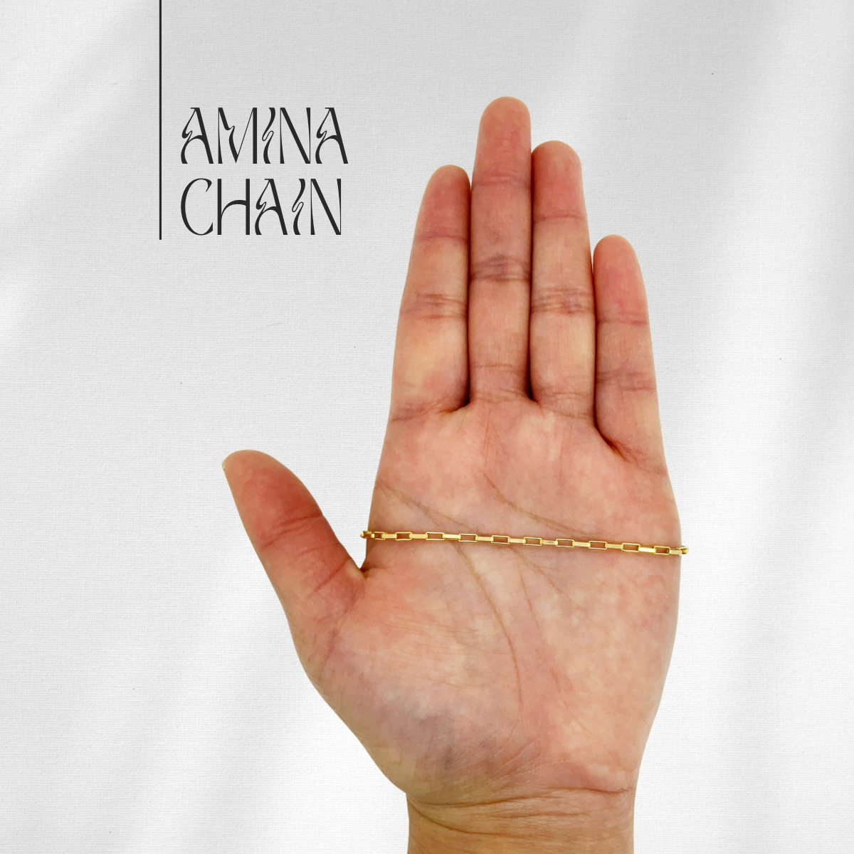 NEW Amina Box Chain in 14k Gild Fill // RESERVATION  for IN-PERSON Permanent Jewelry