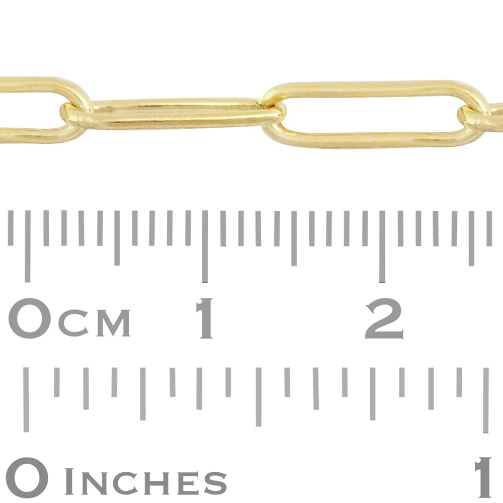 NEW Sami Premium Paperclip Chain in 14k GF // RESERVATION  for IN-PERSON Permanent Jewelry