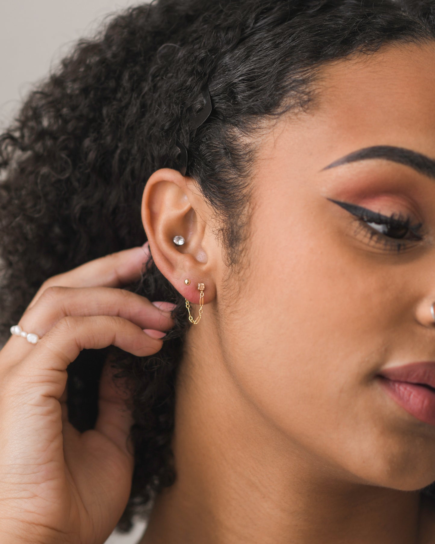 Sadia Loop Connector // Ear Stack Collection