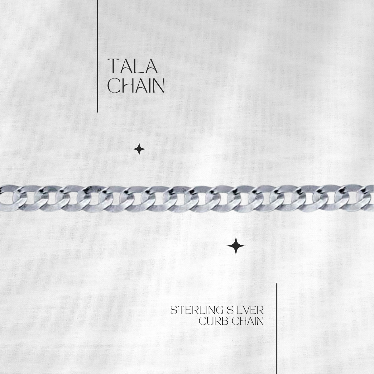 Raja Chain in Sterling // RESERVATION  for IN-PERSON Permanent Jewelry