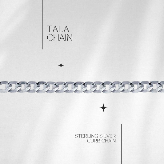 Raja Chain in Sterling // RESERVATION  for IN-PERSON Permanent Jewelry