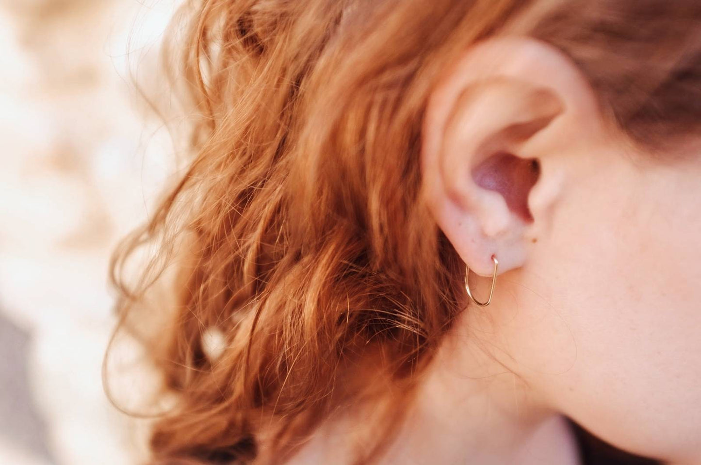 Rome Threader Earrings // 14k GF or Silver