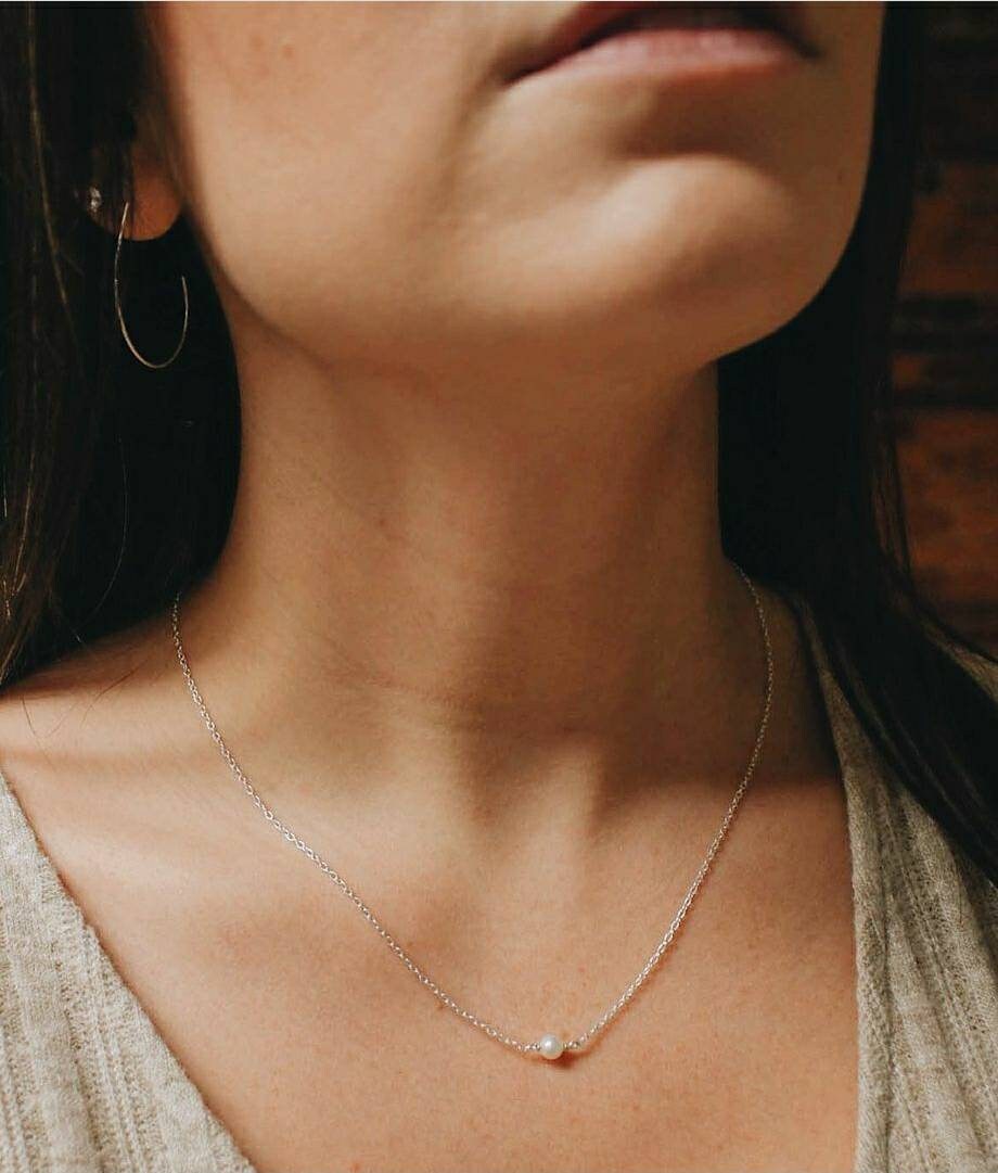 Salaya Necklace // Freshwater Pearls + 14k GF or Silver